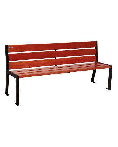 Kaufen Sie PROCITY SITZBANK SILAOS 6 HOLZLATTEN - OHNE ARMLEHNE - HOLZ & STAHL: Sitzfläche aus Eichenholz (Mahagoni), Gestel aus Stahl (Tiefschwarz) - Im Online-Shop. Lieferung verfügbar.