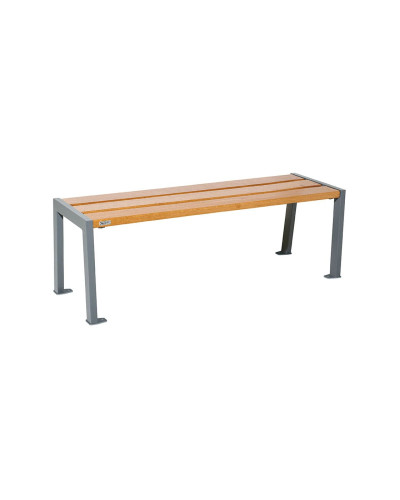 Kaufen Sie PROCITY SITZBANK OHNE RÜCKENLEHNE SILAOS - HOLZ & STAHL: Sitzfläche aus Eichenholz (helle Eiche), Gestel aus Stahl (Procity Grau) - im Online-Shop mit Lieferung.