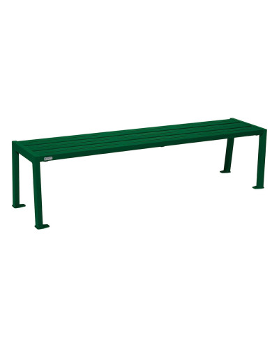 Buy PROCITY SILAOS Bench Without Backrest - Single or Two-Tone: Seat Made of Galvanized Steel (Moss Green), Frame Made of Steel (Moss Green) - Order Online