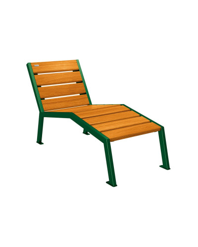 Buy PROCITY SILAOS chair with armrest - wood & steel: seat made of oak (light oak), frame made of steel (traffic red) - Purchase at the online store - Delivery