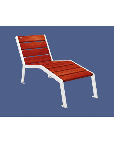Buy PROCITY SILAOS chair with armrest - wood & steel: seat made of oak (light oak), frame made of steel (traffic red) - Purchase at the online store - Delivery