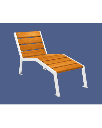 Buy PROCITY SILAOS chair with armrest - wood & steel: seat made of oak (light oak), frame made of steel (traffic red) - Purchase at the online store - Delivery