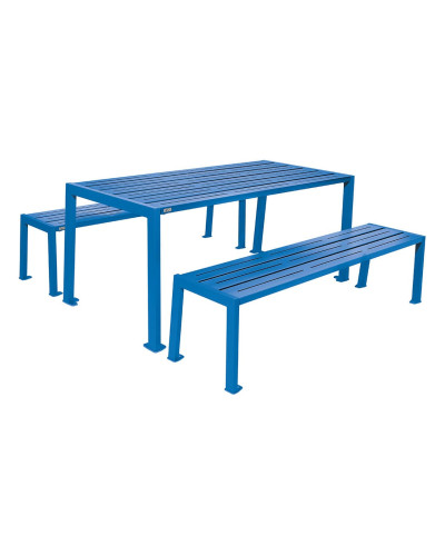 Kaufen Sie PROCITY SITZGRUPPE SILAOS: Sitzfläche aus verzinktem Stahl (Enzianblau), Gestell aus verzinktem Stahl (Enzianblau) - Im Online-Shop erhältlich.