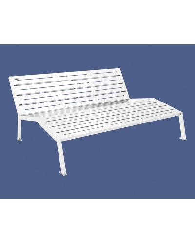 Buy PROCITY LIEGESTUHL SILAOS - OHNE ARMLEHNE: Seat made of Galvanized Steel (Purple), Steel frame (Purple) - Online Shop Delivery