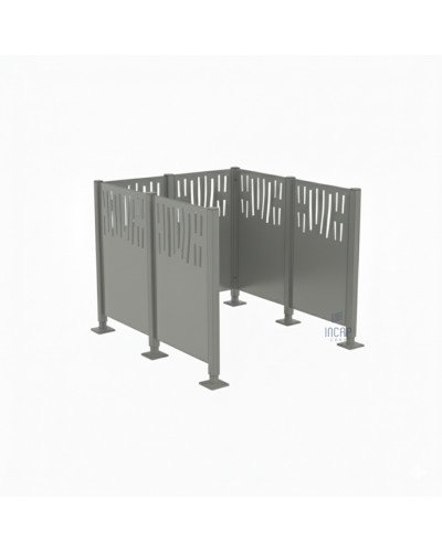 Garbage Bins Privacy Screen Venice - Buy in the Online Store - Fast Delivery.