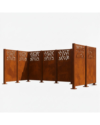 Garbage Bins Privacy Screen Venice - Buy in the Online Shop - Fast Delivery.