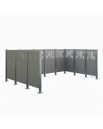 Garbage Bin Privacy Screen Venice - Buy in the Online Shop, Delivery Included.