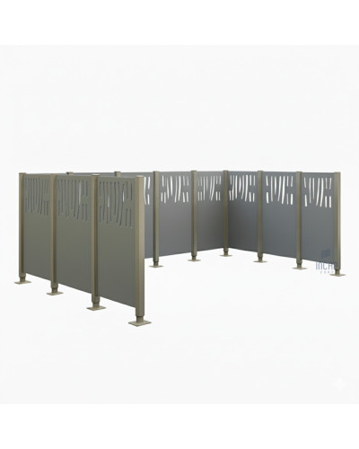 Garbage Bin Privacy Screen Venice - Buy in the Online Shop, Delivery Included.