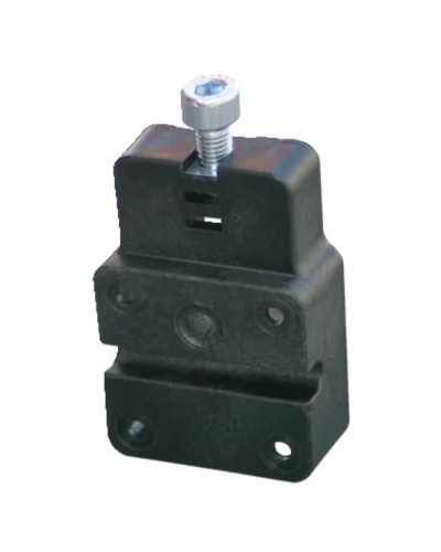 Uni-Barricade Bracket Set | Color: Black | Universal Mounting Bracket for Barricades