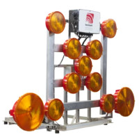 LED Leuchtkreuz HLK 9 | Warnkreuz für Fahrzeuge | 12/24V | horizont