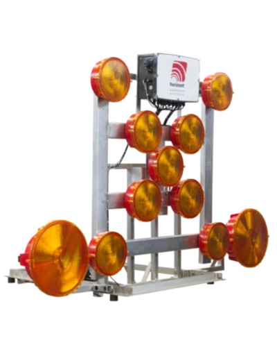 LED Light Cross HLK 9 | Vehicle Warning Cross | 12/24V | Horizont