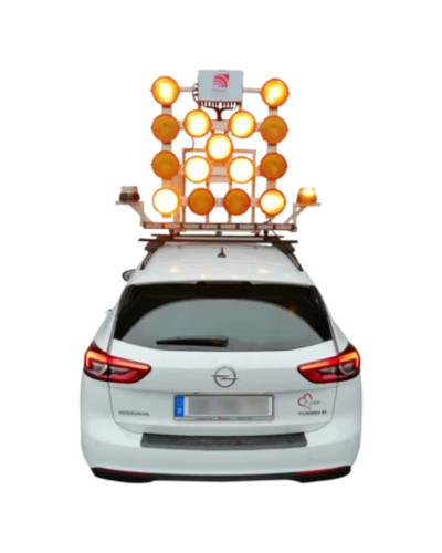 LED Flashing Arrow HLPK 15 | Export Version | 12/24V | EN 12352 | Horizont