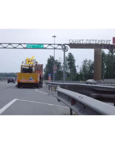 LED Warning Arrow HLP 8 | Alu Frame & Stand | 12/24V | BASt Approved | Horizont