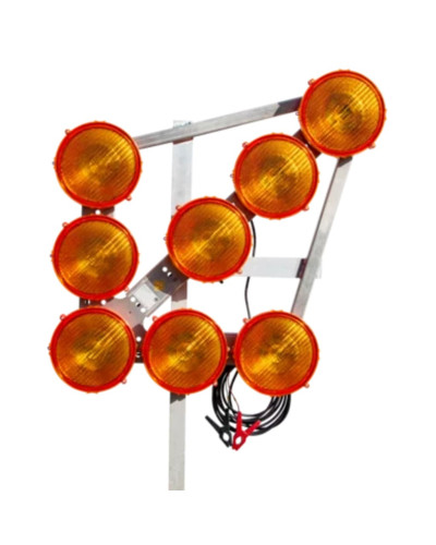 LED Warning Arrow HLP 8 | Alu Frame & Stand | 12/24V | BASt Approved | Horizont