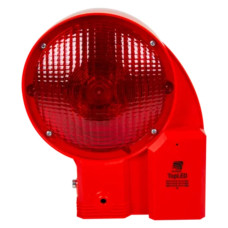 LED Warning Light Horizont | double-sided | Red | BASt-certified | Beacon Light for Construction Sites