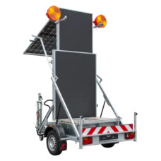 horizont VWA-LED with Solar Kit | Pre-warning indicator | Variable message sign | MS 340 LED | 430 W solar panel