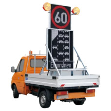 horizont AVWA-LED Pre-warning Indicator without Chassis | Variable Message Sign | MS 340 LED | BASt-certified