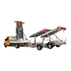 horizont PickUp-VWA | 3x horizont VWA Standard | Warning system for special vehicles | StVO-compliant