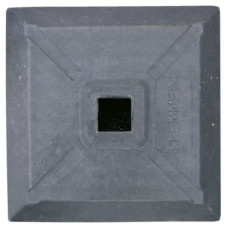 Base plate 80 Without handles | Horizont | Black | Recycling material mix | 40 cm