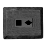 Base plate D81 without handles | Horizont | Black | Recycling material mix | 50 cm