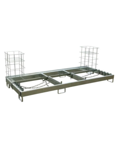 Combination storage and transport rack | for 20 foot plates, 10 ASG & 10 beacons