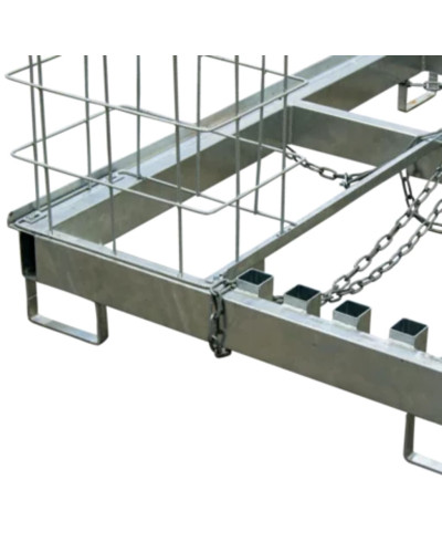Combination storage and transport rack | for 20 foot plates, 10 ASG & 10 beacons