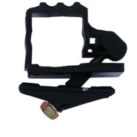 Sign holder 128M | black | plastic