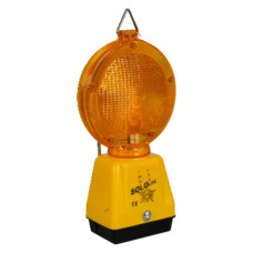 LED Warning Light Horizont | double-sided | Yellow | BASt-certified | Beacon Light for Construction Sites