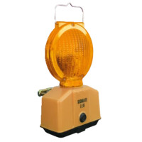LED Warning Light Horizont | double-sided | Yellow | BASt-certified | Beacon Light for Construction Sites