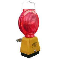 LED Warning Light Horizont | double-sided | Red | BASt-certified | Beacon Light for Construction Sites