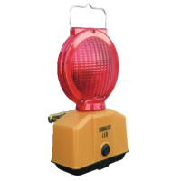 LED Warning Light Horizont | double-sided | Red | BASt-certified | Beacon Light for Construction Sites