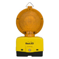 Warnleuchte LED Horizont | doppelseitig |  Gelb | BASt-geprüft | Bakenleuchte für Baustellen