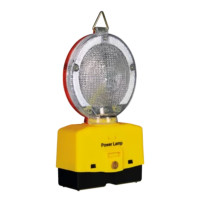 Warning Light LED Horizont | double-sided | White | BASt-approved | Beacon Light for Construction Sites