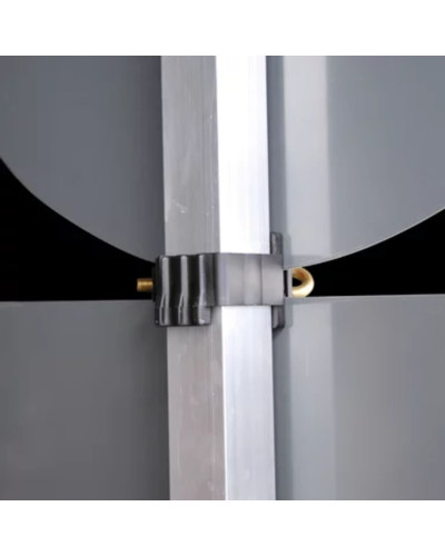 horizont Sign Holder 128MS | Black Plastic | Durable Traffic Signs