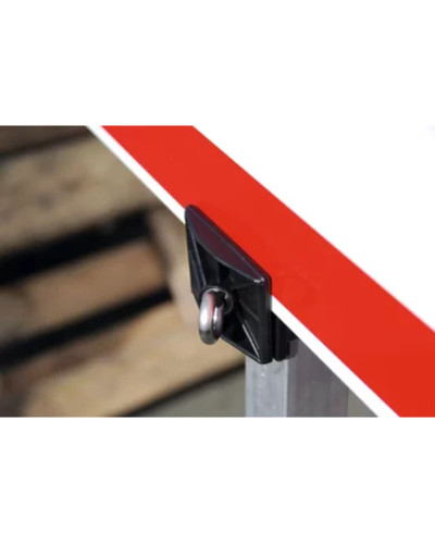 horizont Sign Holder 128MS | Black Plastic | Durable Traffic Signs