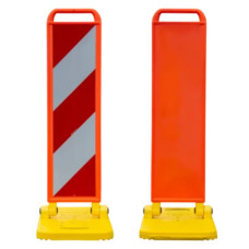 Folding Bake Links single-sided RA2 embossed foil | Horizont | Yellow / Orange | orange | Polyethylene (HD-PE) Premium | 67.5 cm