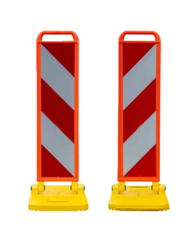 Folding Double-sided Striped Film Traffic Panel - Buy in Online Shop