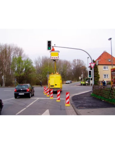 Folding Double-sided Striped Film Traffic Panel - Buy in Online Shop