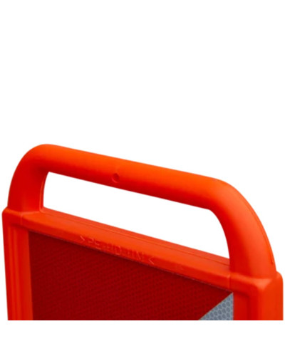 Folding Double-sided Striped Film Traffic Panel - Buy in Online Shop