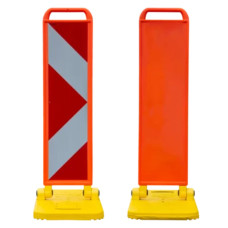 Folding Bake Right one-sided RA2 Arrow Film | Horizont | Yellow / Orange | orange | Polyethylene (HD-PE) Premium | 67.5 cm