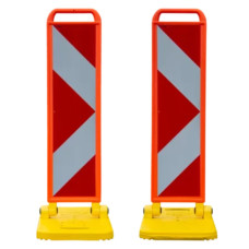 Folding Bake Right/right double-sided RA2 Arrow film | Horizont | Yellow / Orange | orange | Polyethylene (HD-PE) Premium | 67.5 cm