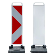 Folding Bake Right one-sided RA2 Arrow Film | Horizon | Black / White | white | Polyethylene (HD-PE) Premium | 67.5 cm