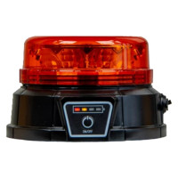 horizont Akku-LED-Rundumkennleuchte | Magnetfuss | ECE R65 | autonomer Betrieb