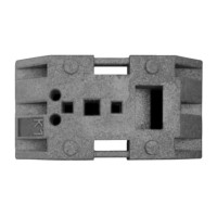 Universal base plate with carrying handles | Horizont | Black | Recycled material mix | 82 cm