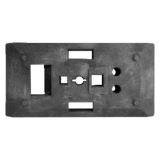 Base plate D300M with carrying handles | Horizont | Black | Recycling material mix | 87 cm