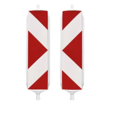 Safety Cone SD-System | Right/left double-sided RA2 arrow film | Horizont |   |white | Polyethylene (HD-PE) Premium | 30 cm