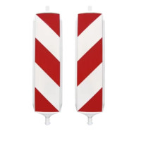 Safety Cones SD System | Two-sided right/left RA2 striped film | Horizont |   |white | Polyethylene (HD-PE) Premium | 30 cm