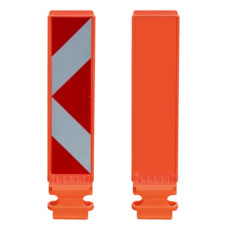 Leitboy II L82 (without handle) | one-sided left-indicating with arrow foil | Horizont | | high-impact resistant special plastic | 15.5 cm