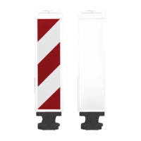 Leitboy IV L92 white | one-sided left-oriented | Horizont | white-white | highly impact-resistant special plastic | 23.5 cm
