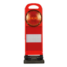 Warning light FlashMax Synchro LED | Running light | Red beacon body | Yellow flash | 69 bpm | 160h | BASt WL4 L8M/L8L | horizont